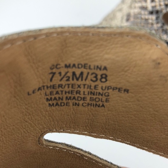 NEW Corso Como Madelina Peep Toe Sandals Heels 7.5 - Picture 8 of 10